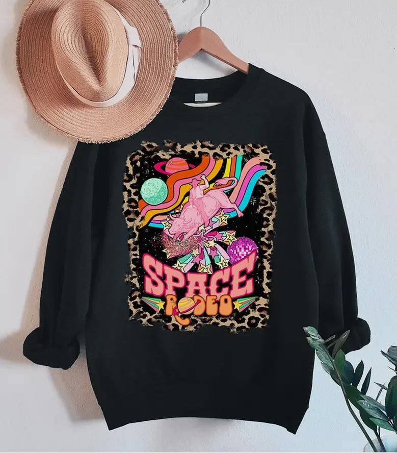 Space rodeo sweatshirt