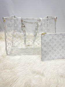 “Louie” Clear Bag & Clutch