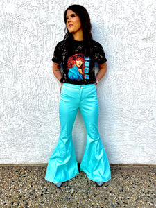 Aqua Flare Bell Bottoms