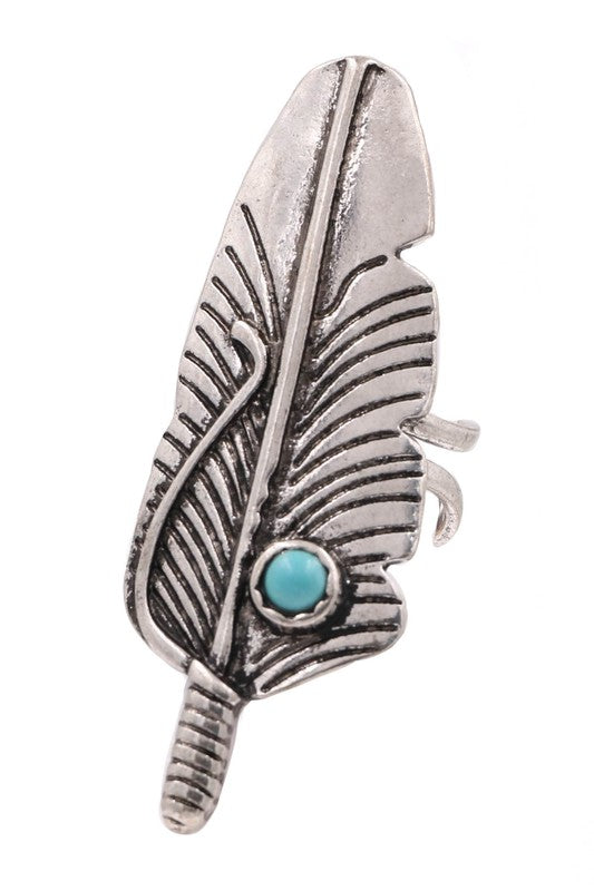 Feather Western Ring