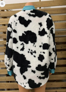 Cow Print Shacket