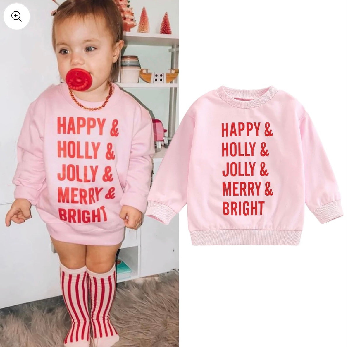 Holly& Jolly Kids Crewneck