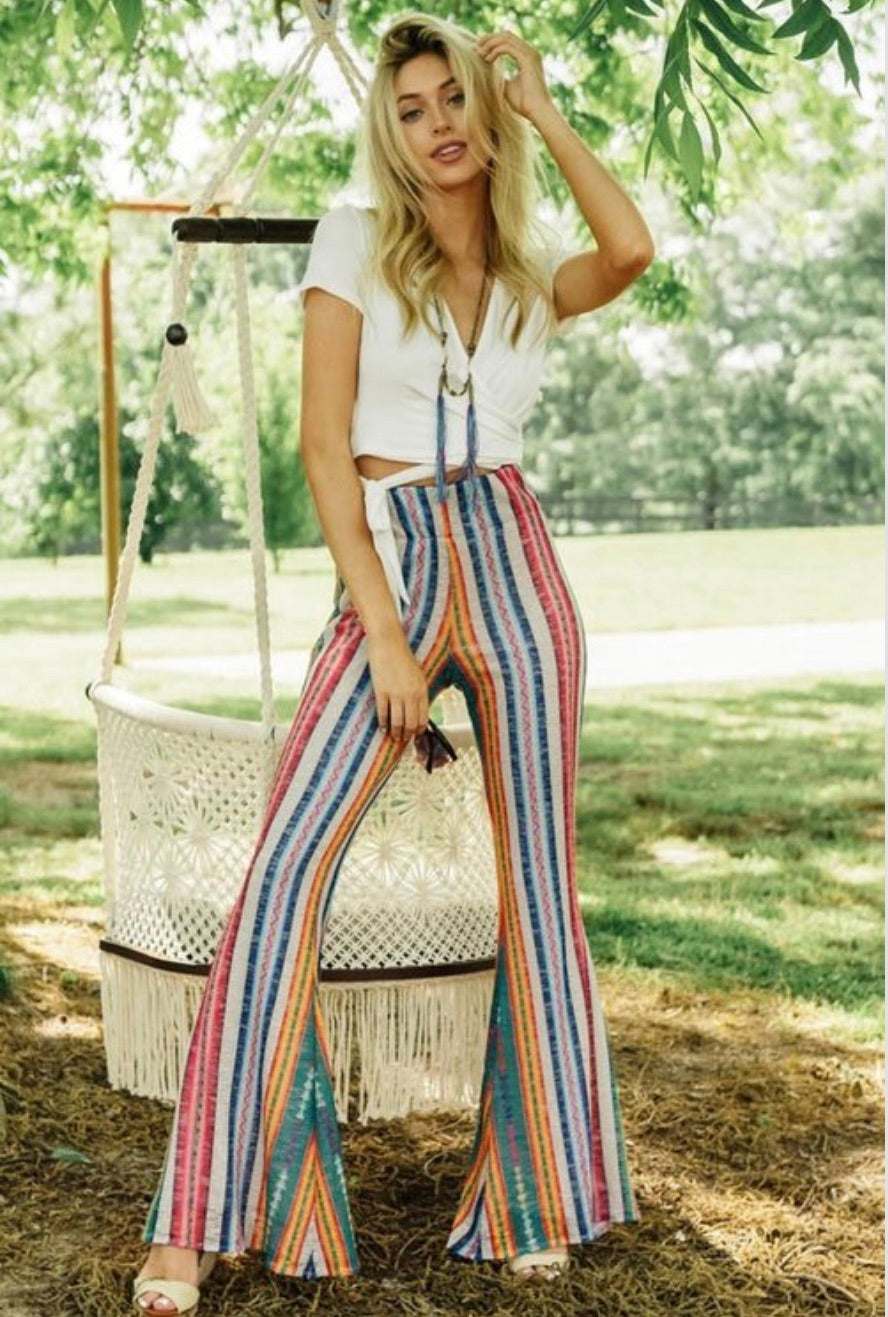 Judith March Party in Peru Flare Pants