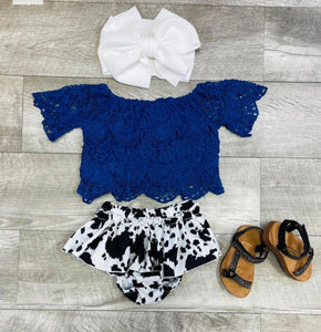 Cow Print Set