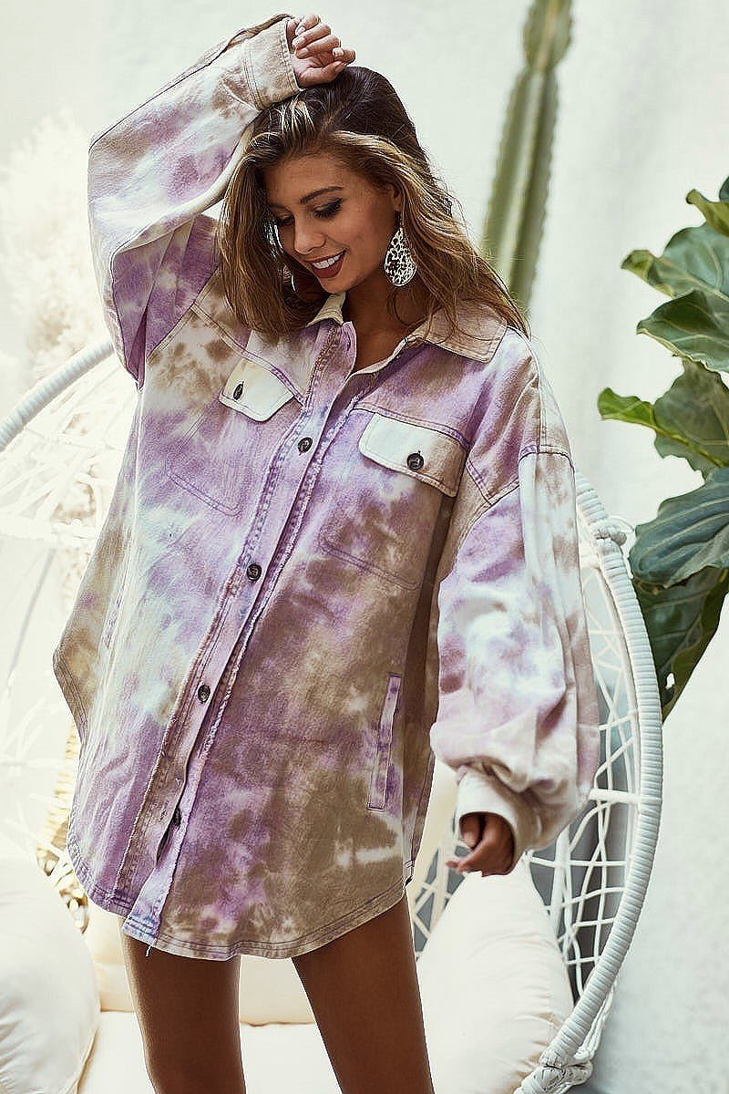 Dusty Lavender Shacket