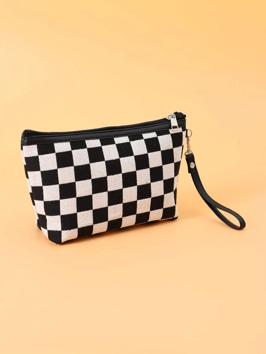 Striped makeup bag – Swanky Indian Boutique