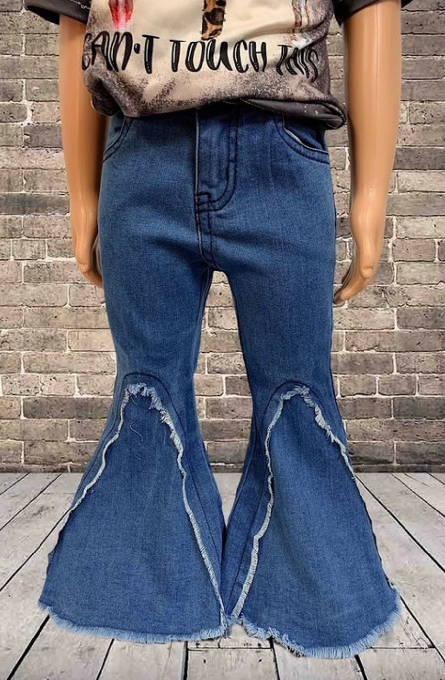 Kids Jean Detailed Bells