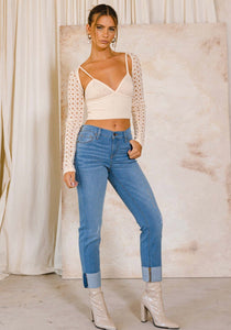Mix It Up Cuffed Jeans
