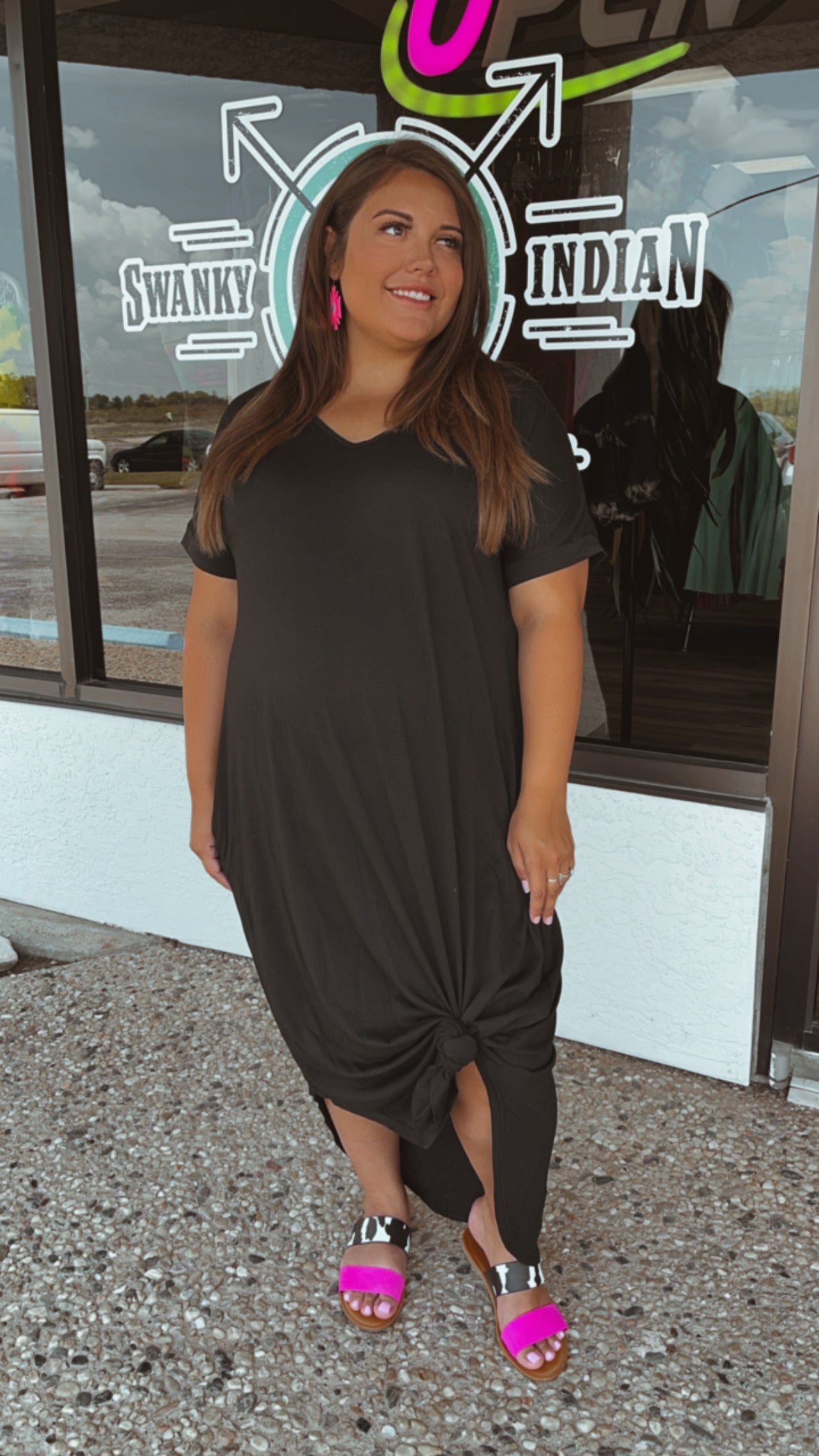 Plus Size Tie Dress