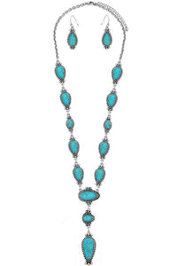 Teardrop Turquoise Necklace Sets