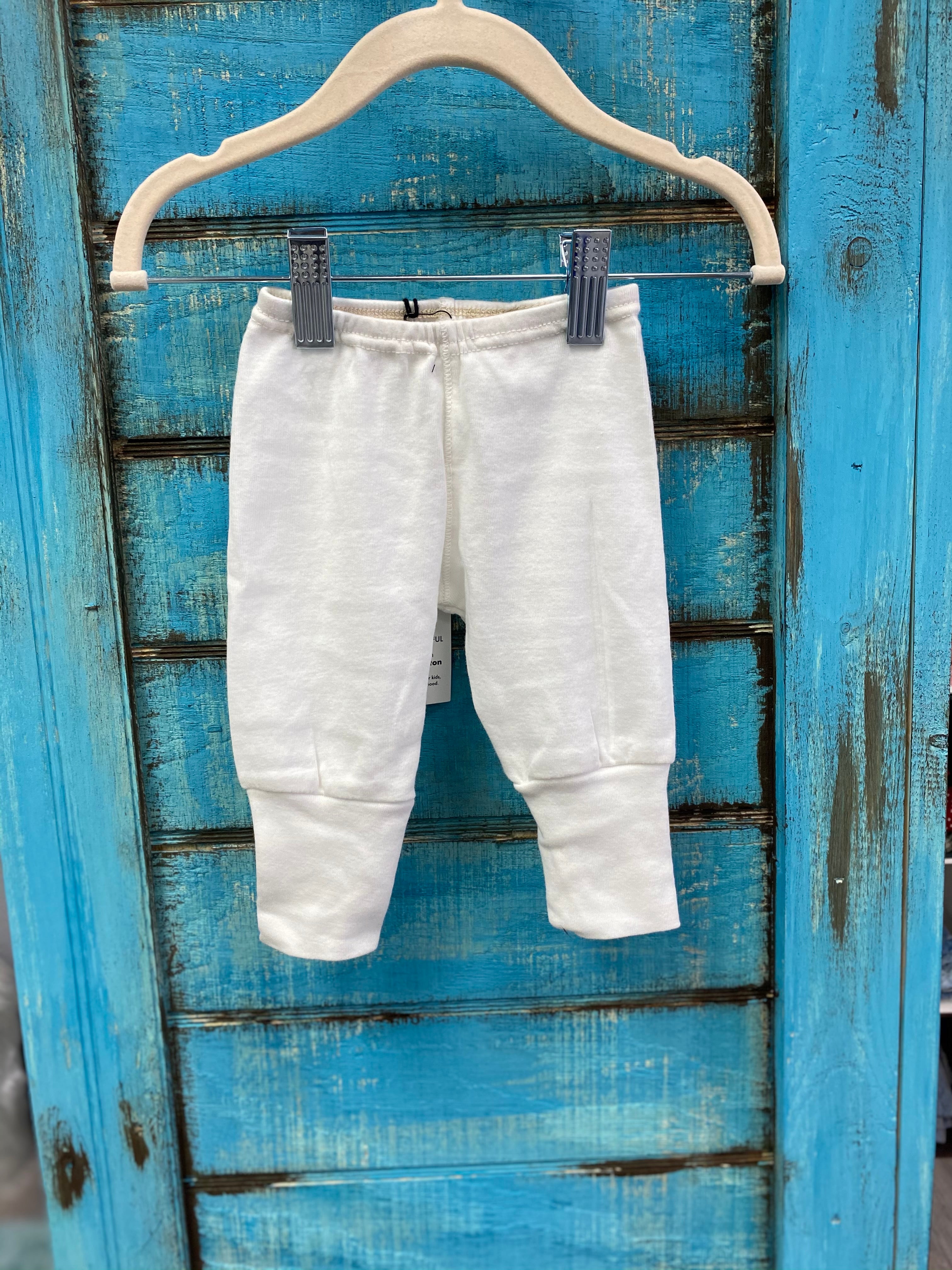 White baby joggers