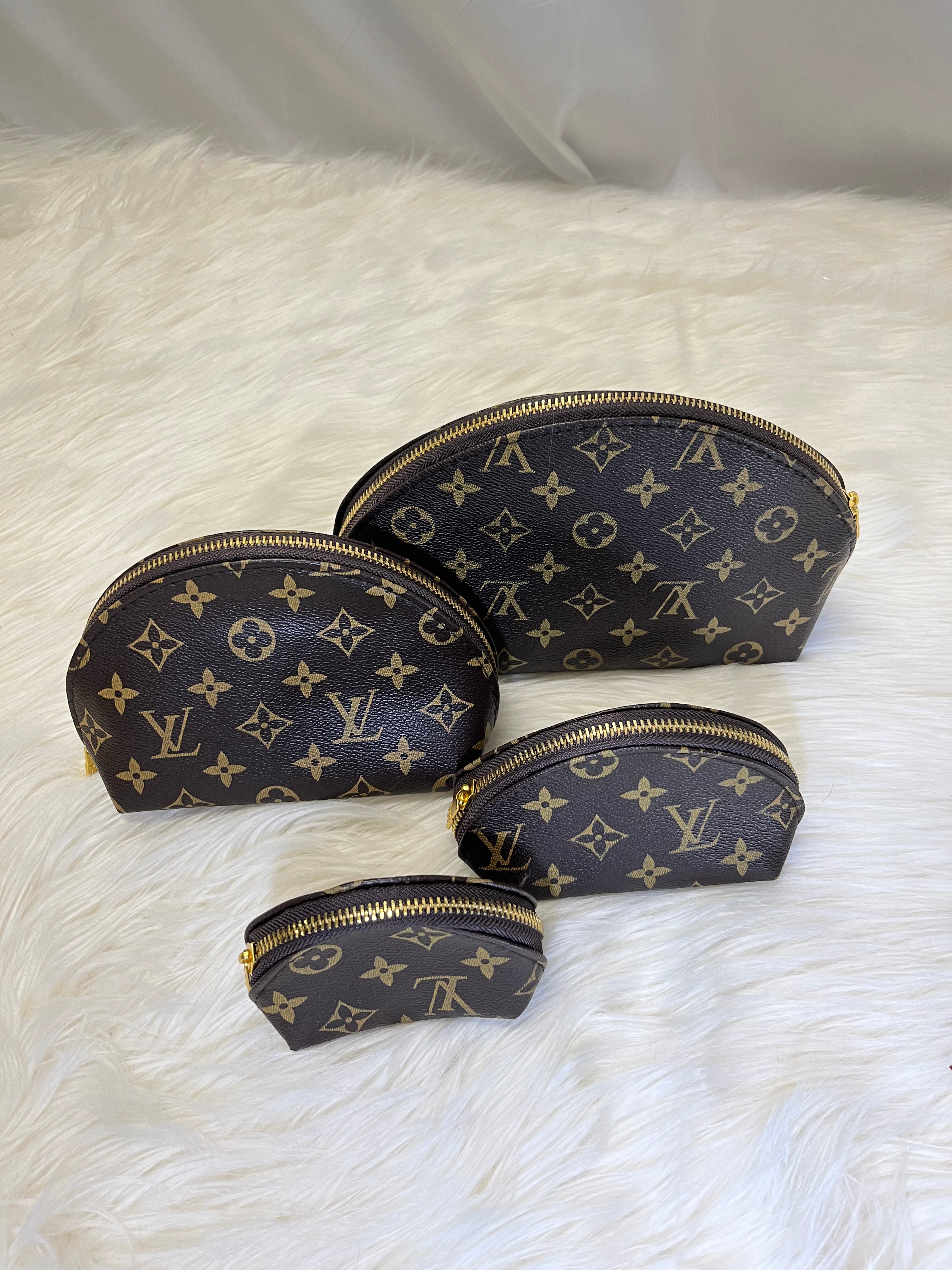 Designer “LV” makeup bag