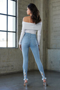 Rodeo Drive High Waist Skinny Jeans