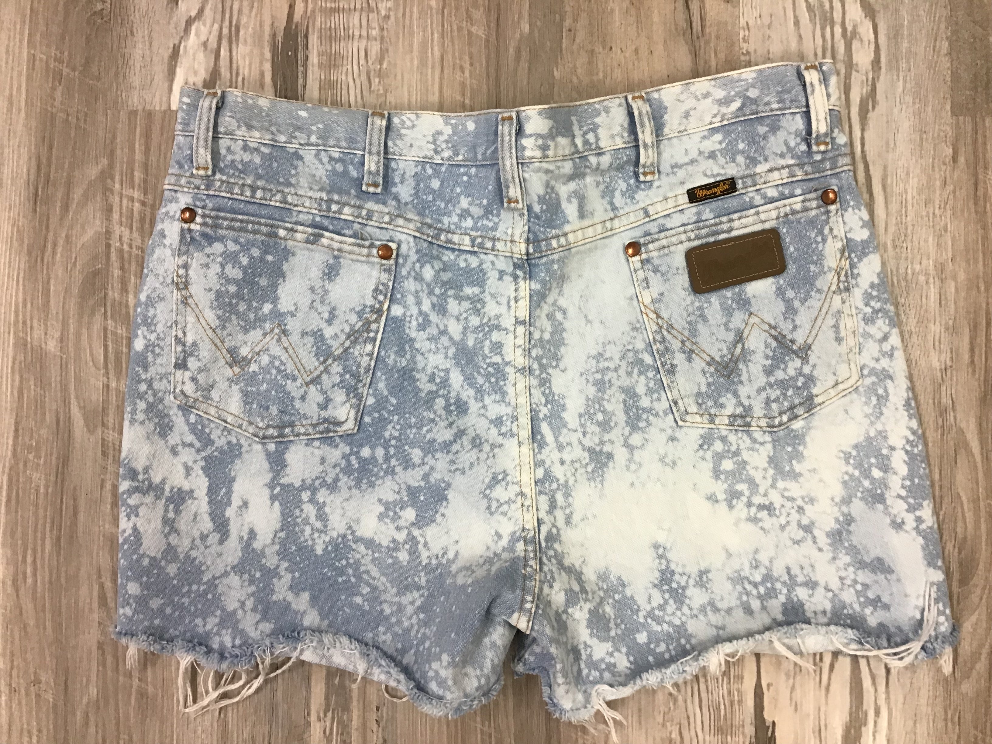 Wrangler Distressed Jean Shorts #7