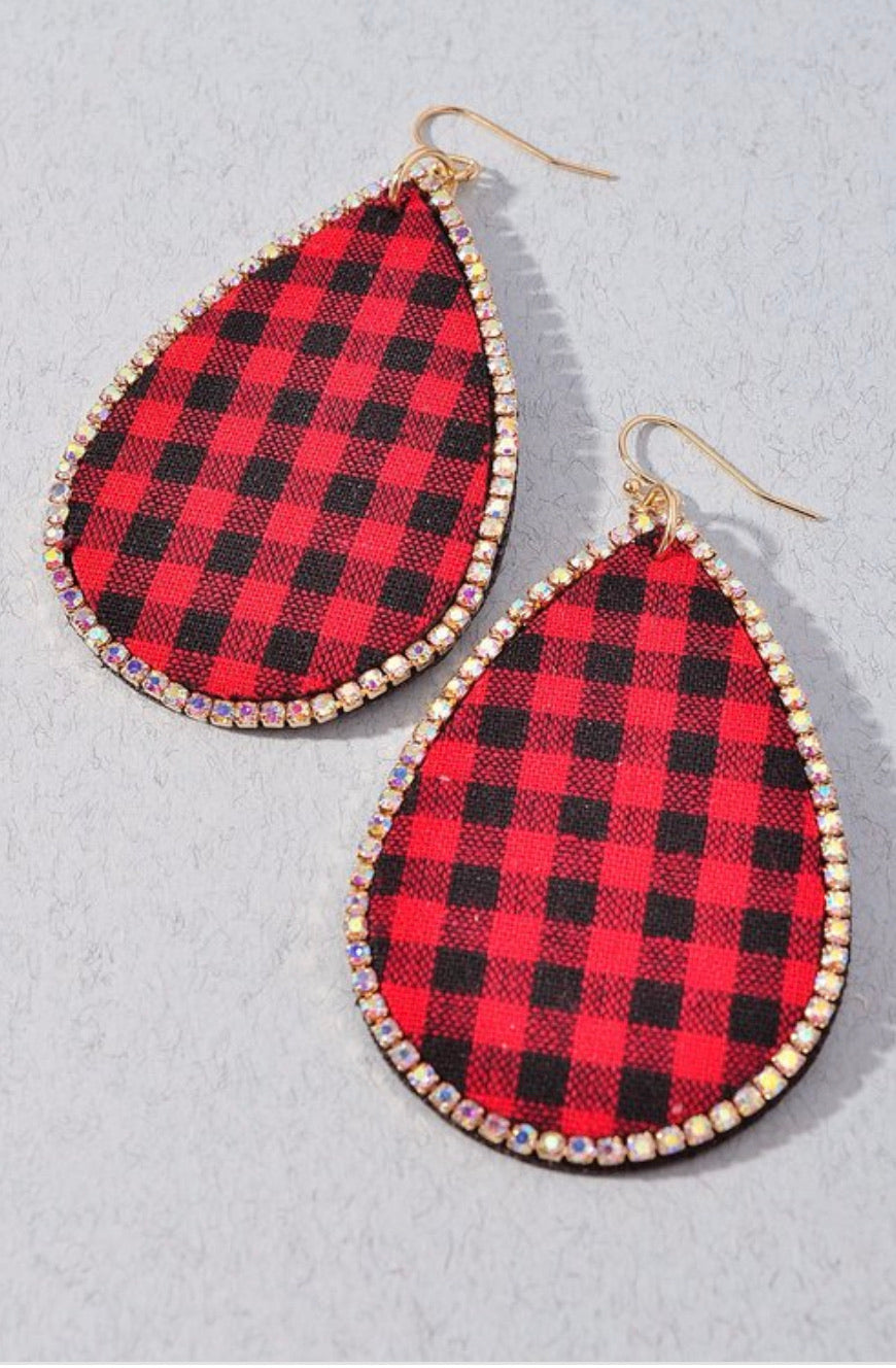 Buffalo plaid Earrings