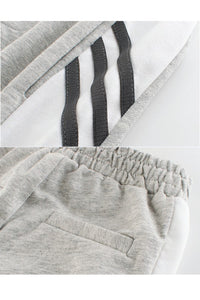 Kids Grey Two Toned Sweatpants