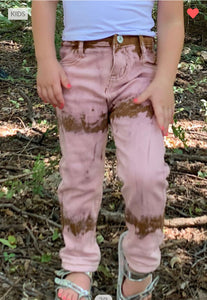 Pink Tie Dye Pants - Kids