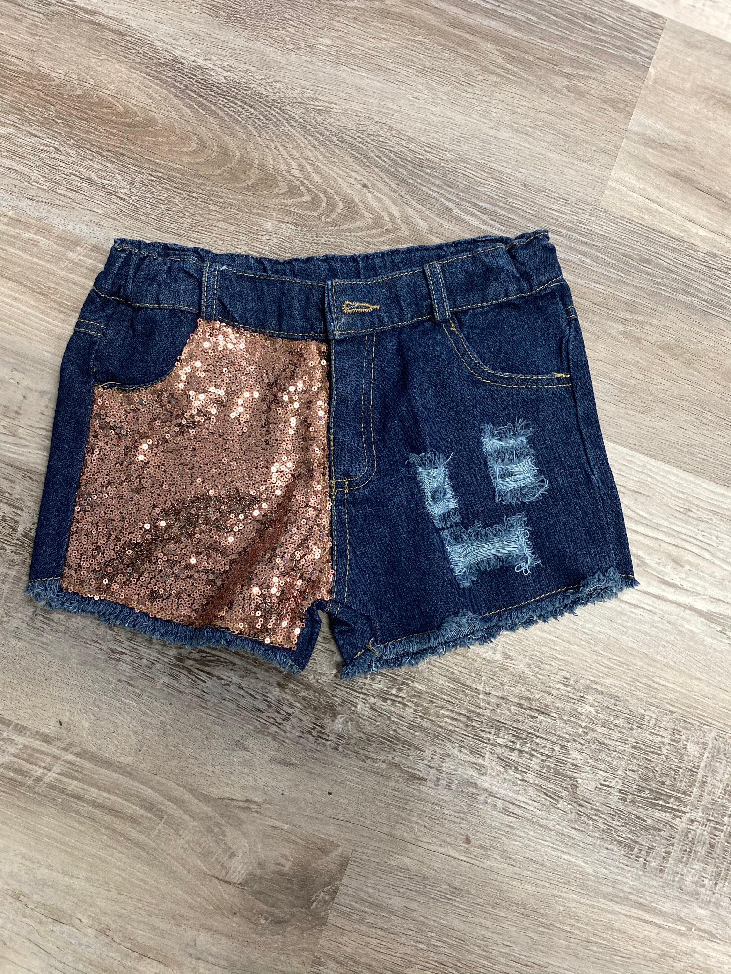 Sequin Kids Shorts