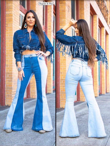 Two Tone Diva Bell Bottoms