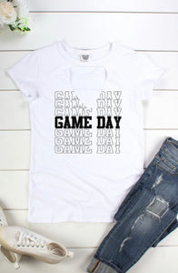 Game day cut out Tee