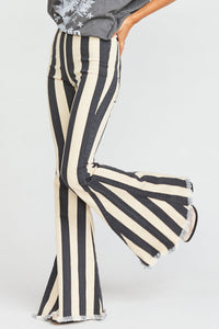 Striped MuMu Blue Bell Bottoms