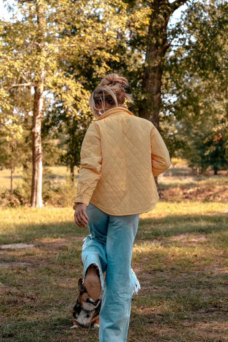 Yellow Autumn Shacket – Swanky Indian Boutique
