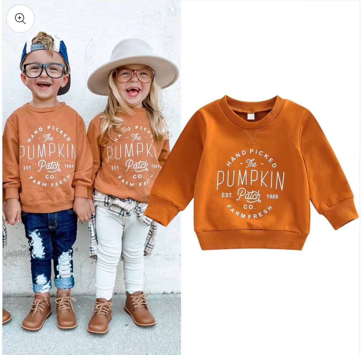 Pumpkin Patch Kids Sweatshirt