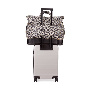 Itzy Ritzy Dream Weekender Leopard Diaper Bag